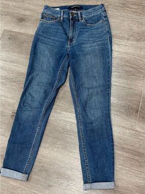 Calvin Klein Dark Blue Ankle Slim Jeans